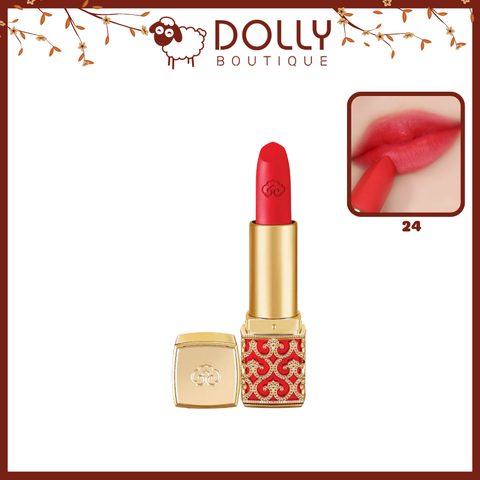 Son Whoo Velvet Lip Rouge 24 Orange Red Màu Đỏ Cam