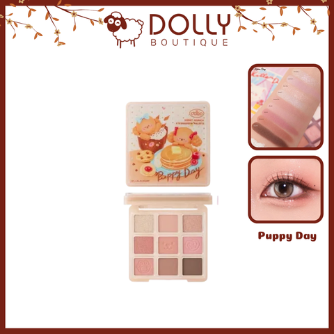 Bảng Phấn Mắt Odbo 9 ô Sweet Munch Eyeshadow Palette 01 Puppy Day