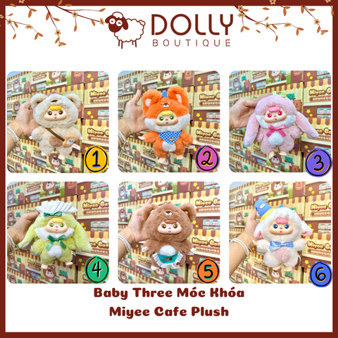 Gấu Bông Baby Three Miyee Cafe Plush Blind Box [ Giao theo phân mục đã unbox]