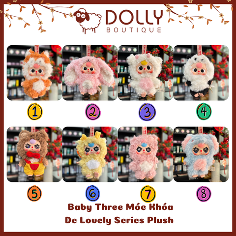 Gấu Bông Baby Three De Lovely Series Plush Blind Box  [ Giao theo phân mục đã unbox]
