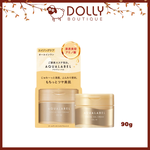 Kem Dưỡng Sáng Da Shiseido Aqualabel 5in1 Special Gel Cream Oil - 90g