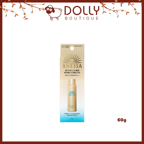 Xịt Chống Nắng Anessa Dưỡng Da Đa Năng Perfect UV Sunscreen Skincare Spray N SPF50+ PA++++ 60g