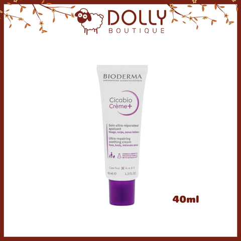 [Nội Địa] Kem Dưỡng Ẩm Bioderma Cicabio Repairing Cream - 40ml NĐ