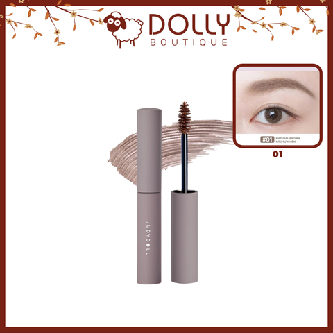 Chải Lông Mày Judydoll Eyebrow Mascara 01 Soft Brown 2.5g