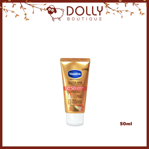 Sữa Dưỡng Thể Chống Nắng Vaseline Healthy Bright Gluta-Hyal 70X Serum Burst Lotion 50ml