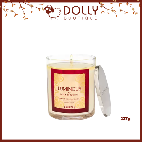 Nến Thơm 1 Bấc Bath & Body Works Single Wick Candle Luminous 227g