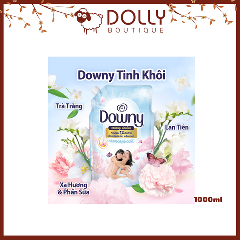 Nước Xả Vải Đậm Đặc DOWNY Hương Nước Hoa Tinh Khôi Cao Cấp Túi 1L (Hàng Thái nội địa)