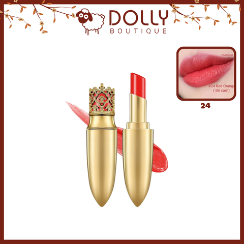 Son Lì Cao Cấp Whoo Gongjinhyang Mi Luxury Lip Rouge No.24 Red Orange