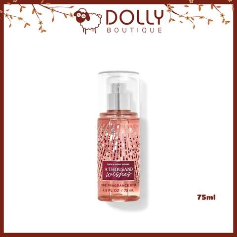 Xịt Thơm Nữ Mini Bath & Body Works A Thousand Wishes Fine Fragrance Mist 75ml