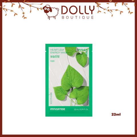 Mặt Nạ Giấy Innisfree Heartleaf Energy Mask 22ML
