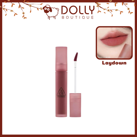 Son Kem Lì 3CE Blur Water Tint Laydown ( Hồng Cam Đất )