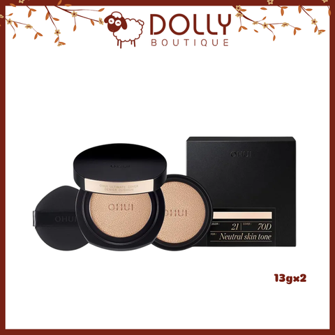 Phấn Nước Ohui Ultimate Cover Denier Cushion SPF50+ PA+++ #70D21 13gx2