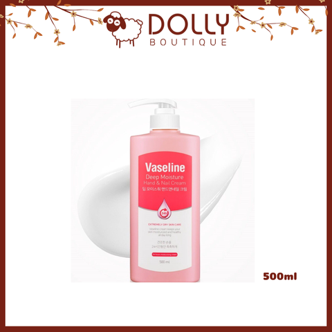 Kem Dưỡng Da Tay Vaseline Deep Moisture Hand & Nail Cream 500ml