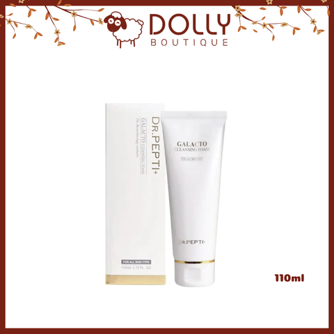 Sữa Rửa Mặt Tạo Bọt Dưỡng Trắng Da Dr.Pepti+ Galacto Cleansing Foam 110ml