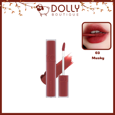 Son Kem Romand Blur Fudge Tint 03 Musky Đỏ Gạch 5g