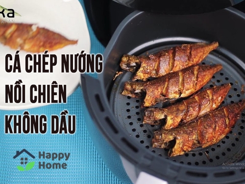 Cách làm món Cá chép nướng nồi chiên không dầu