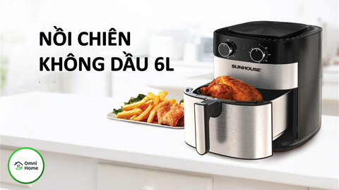 Nồi Chiên Không Dầu 6L Loại Nào Tốt?
