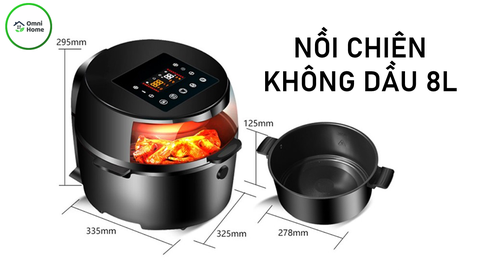 Nồi Chiên Không Dầu 8L 