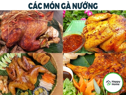 Công Thức Các Món Gà Nướng Bằng Nồi Chiên Không Dầu