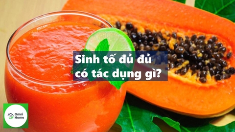 Những lợi ích tuyệt vời của Sinh Tố Đu Đủ cung cấp cho cơ thể