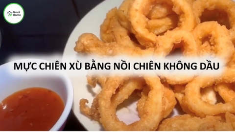 Cách Làm Mực Chiên Xù Bằng Nồi Chiên Không Dầu
