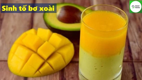 Hướng dẫn làm sinh tố bơ xoài thơm nức mũi