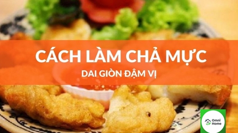 Hướng dẫn làm chả mực chuẩn vị bằng nồi chiên không dầu