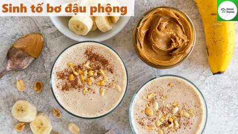 Cách làm sinh tố bơ đậu phộng hấp dẫn