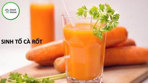 Cách làm Sinh Tố Cà Rốt thơm ngon khó cưỡng