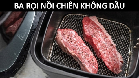 Thịt Ba Rọi Bằng Nồi Chiên Không Dầu