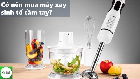 Có nên mua máy xay sinh tố cầm tay không?