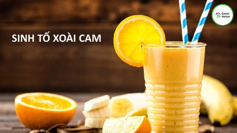 Bí kíp Làm Sinh Tố Xoài Cam Thơm Ngon Hấp Dẫn