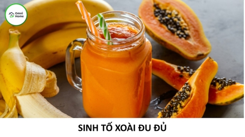 Cách Làm Sinh Tố Xoài Đu Đủ Ngon Khó Cưỡng