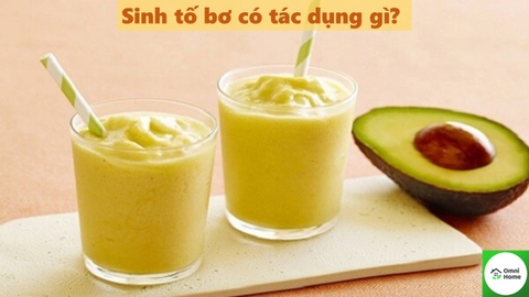 Tác dụng của sinh tố bơ với sức khỏe