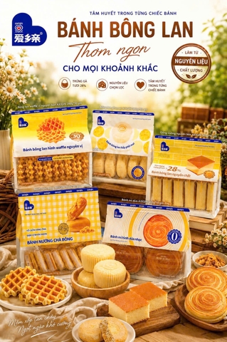 BỘ SƯU TẬP BÁNH AXIQIN – THƠM NGON CHO MỌI KHOẢNH KHẮC