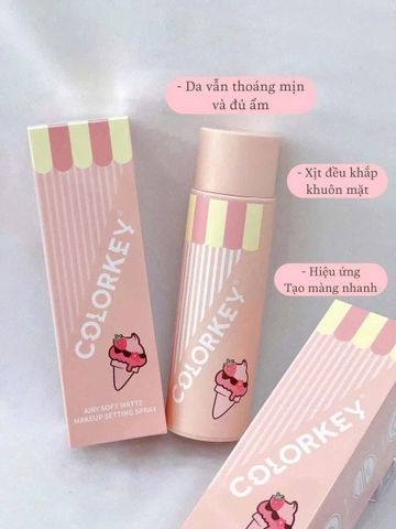 Xịt khóa nền colorkey Hồng