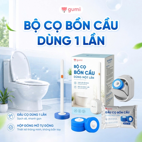 BỘ CỌ BỒN CẦU DÙNG MỘT LẦN GUMI