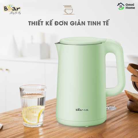 Bình đun nước siêu tốc Bear ZDH-B15T1
