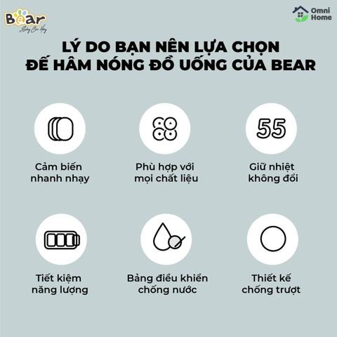 Đế làm nóng đồ uống Bear DRBD-C16J5