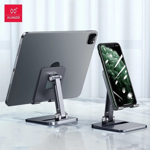 Giá Đỡ Điện Thoại Máy Tính Bảng iPad iPhone Tablet Hợp Kim Nhôm Nguyên Khối 100% Chính Hãng Xund