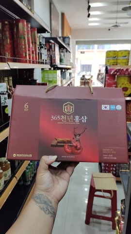 HỒNG SÂM NHUNG HƯƠU LINH CHI 365 HÀN QUỐC 20 GÓI