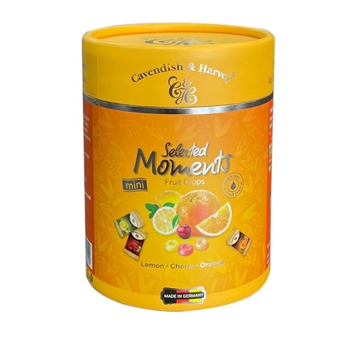 Kẹo trái cây hỗn hợp hiệu Cavendish & Harvey – hộp xanh lá/vàng 100g