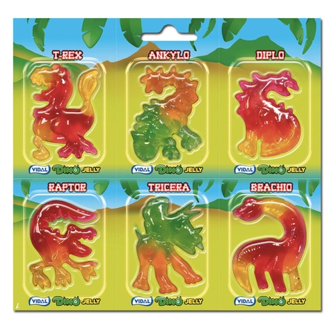 Kẹo dẻo khủng long Vidal - Vidal Dino Jelly 6g
