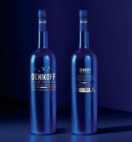 Rượu Vodka DENIKOFF Pháp màu Xanh 750ml