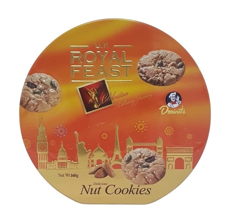 Bánh ngũ cốc Nut Cookies Royal Feast Dominate 160g