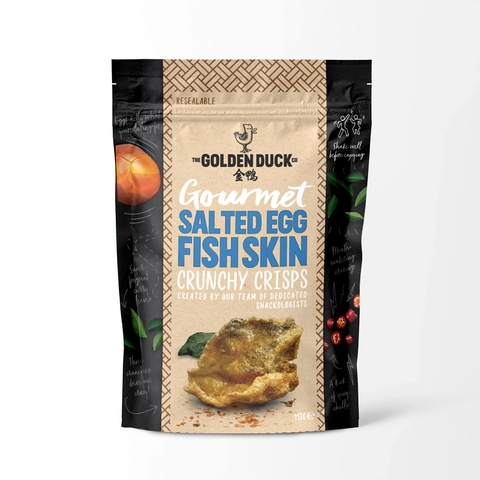 Snack Golden Duck Da Cá Vị Trứng Muối