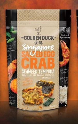 Snack Golden Duck Tempura Rong Biển Thịt Cua Vị Trứng Muối