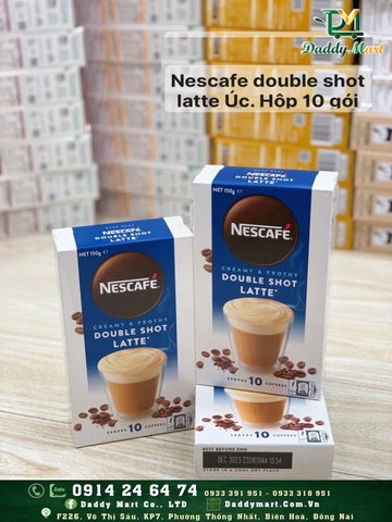 Cà Phê Gói Dạng Bột NESCAFE Úc Double Latte