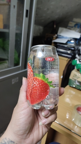 Nước Sparkling OKF 350ml thùng 24 lon vị dâu 24 29/12/24