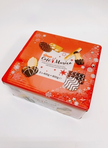 BÁNH QUY CAFÉ MUSICA GRIESSON HỘP THIẾC 800G